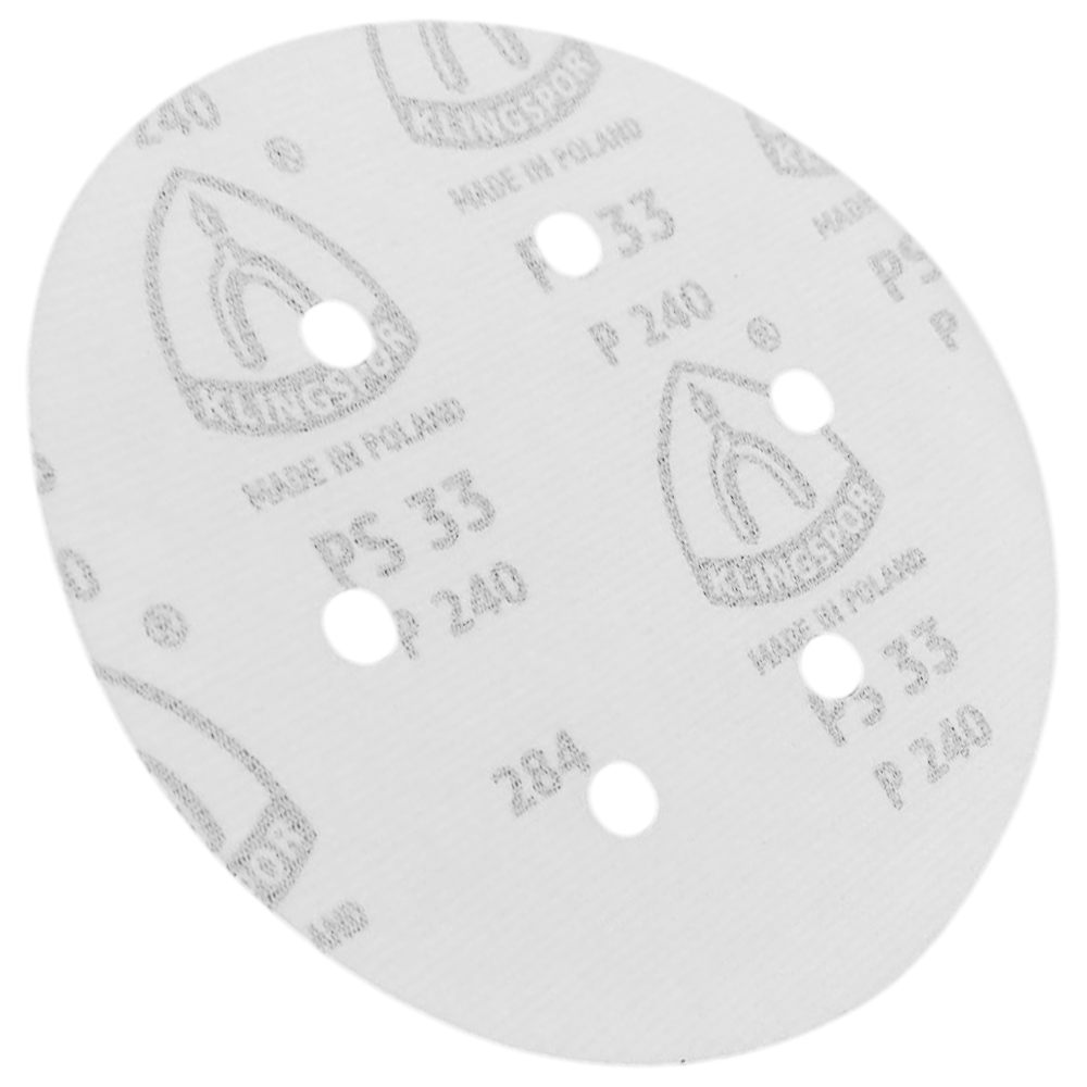 DISCO DE LIXA COM VELCRO 150MM (6") ROQUITE PS33 KLINGSPOR 146907 G240 - Imagem 3