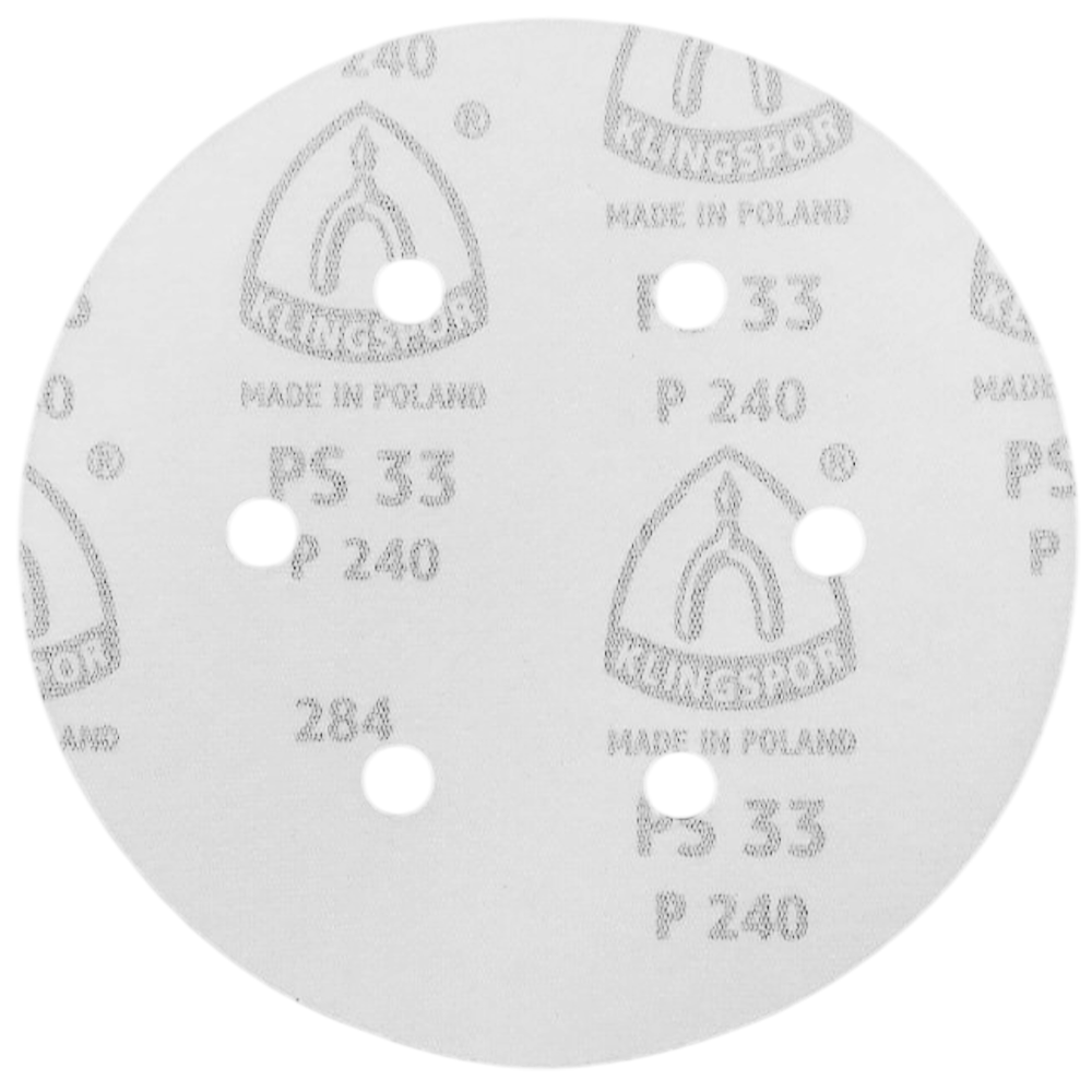 DISCO DE LIXA COM VELCRO 150MM (6") ROQUITE PS33 KLINGSPOR 146907 G240