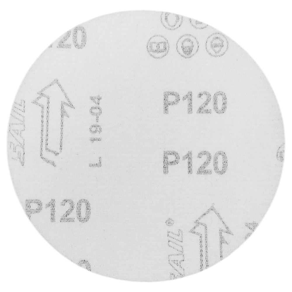 DISCO DE LIXA COM VELCRO 125MM (5") ROQUITE CTPOHR CTY201125120 G120