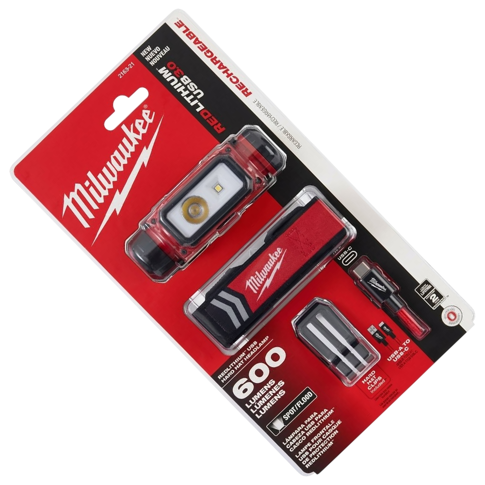 LANTERNA DE CABEÇA LED - USB 600 LUMENS MILWAUKEE 2163-21 - Imagem 3