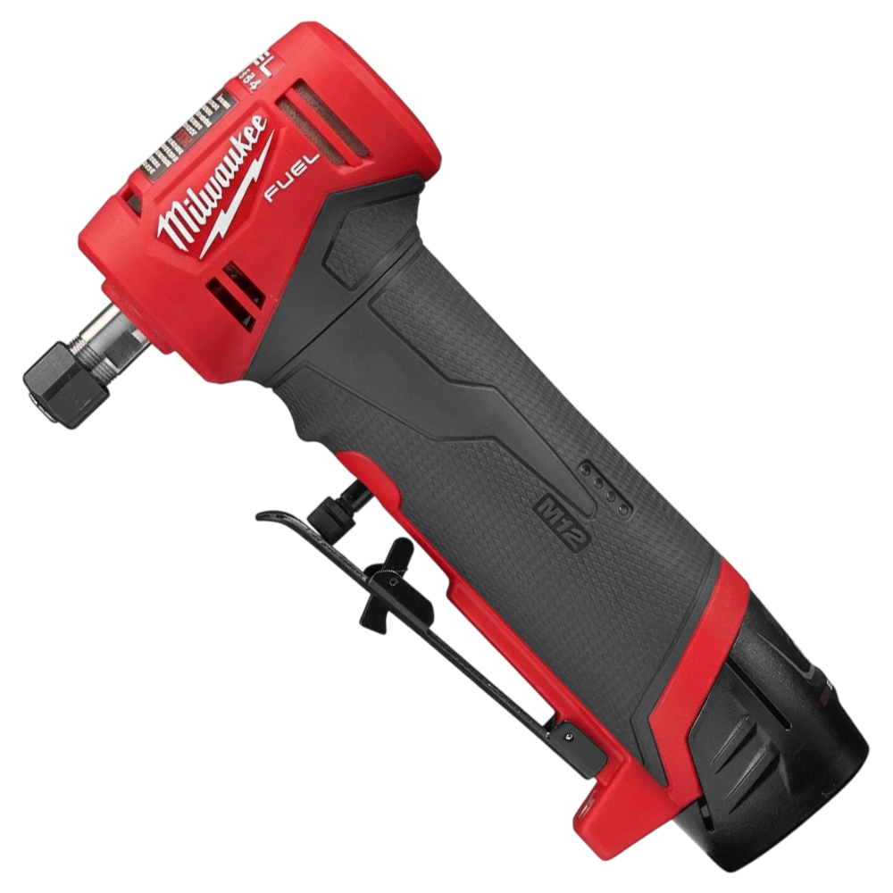 RETIFICA ANGULAR 1/4" A BATERIA 12V M12 FUEL MILWAUKEE 3485-159N - COM 01 BATERIA 2.0AH, CARREGADOR BIVOLT E BOLSA - Imagem 2