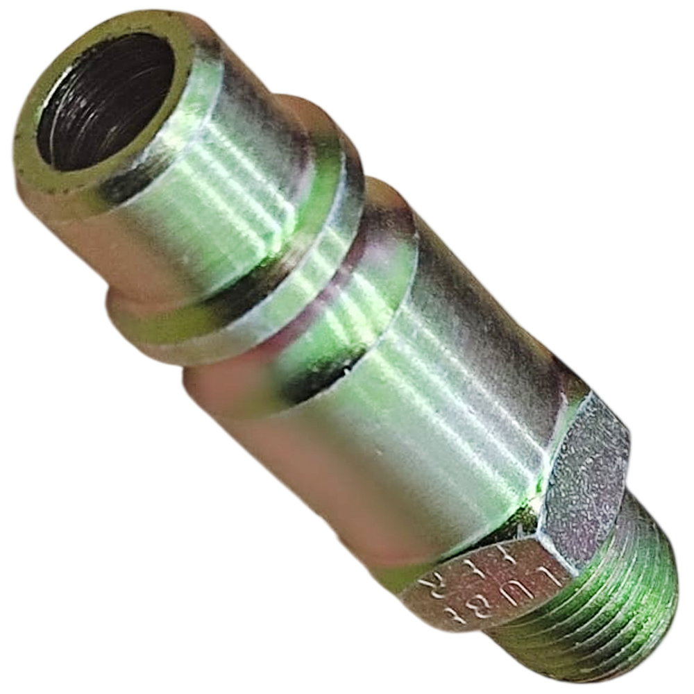 PINO CONECTOR PARA ENGATE RAPIDO 1/2" COM ROSCA MACHO 1/4" LUBEFER LUB-2021B - Imagem 3