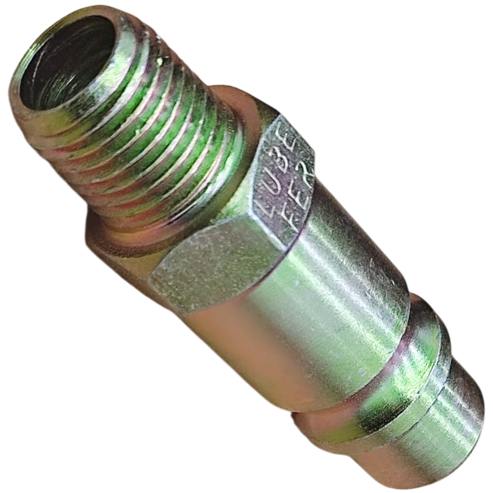 PINO CONECTOR PARA ENGATE RAPIDO 1/2" COM ROSCA MACHO 1/4" LUBEFER LUB-2021B - Imagem 2