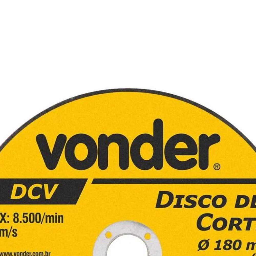 DISCO DE CORTE VONDER 1240700160 180X1.6X22.23 (7X1/16X7/8) DCV - Imagem 3