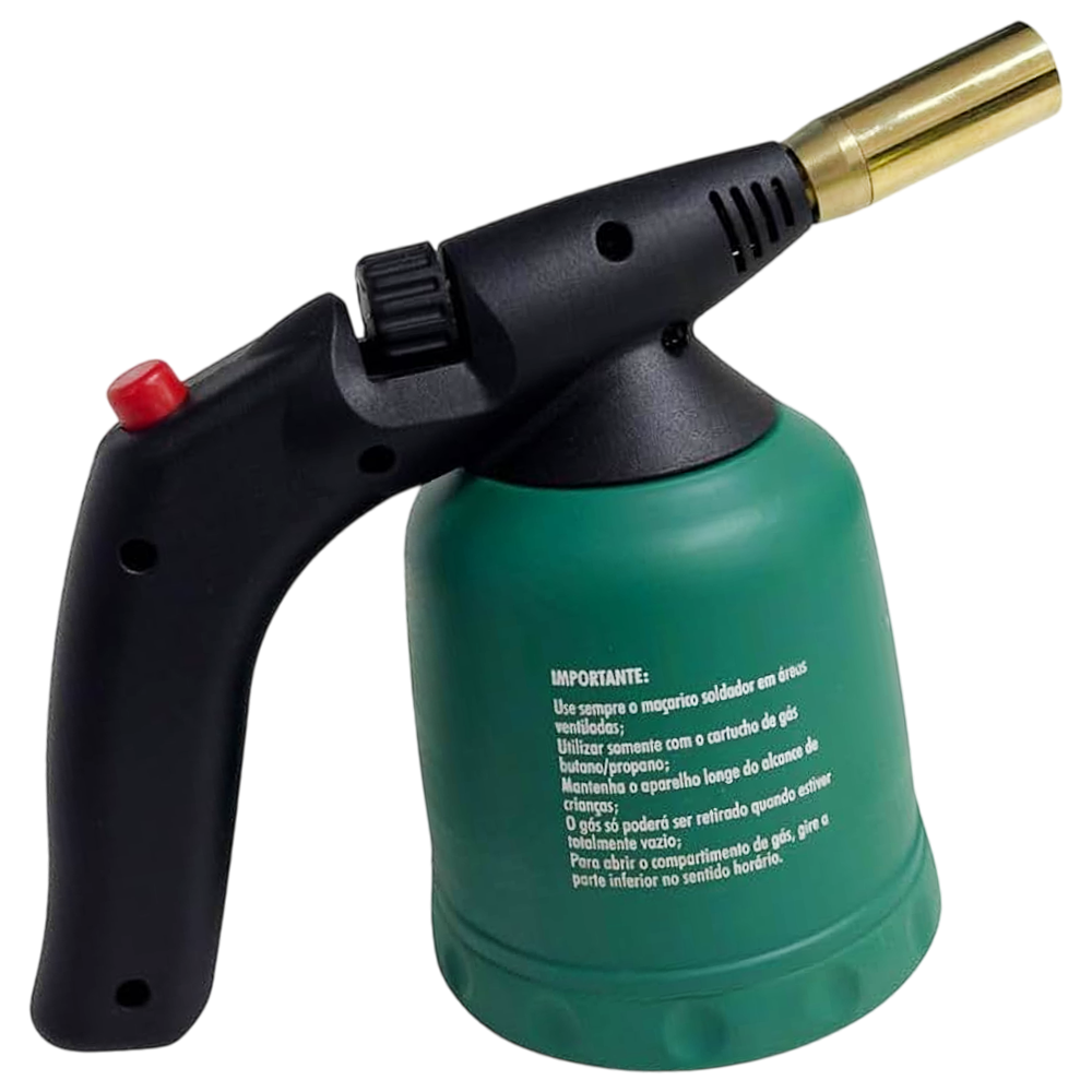 MAÇARICO SOLDADOR A GAS PORTÁTIL CARBOGRAFITE 012496112 - Imagem 2