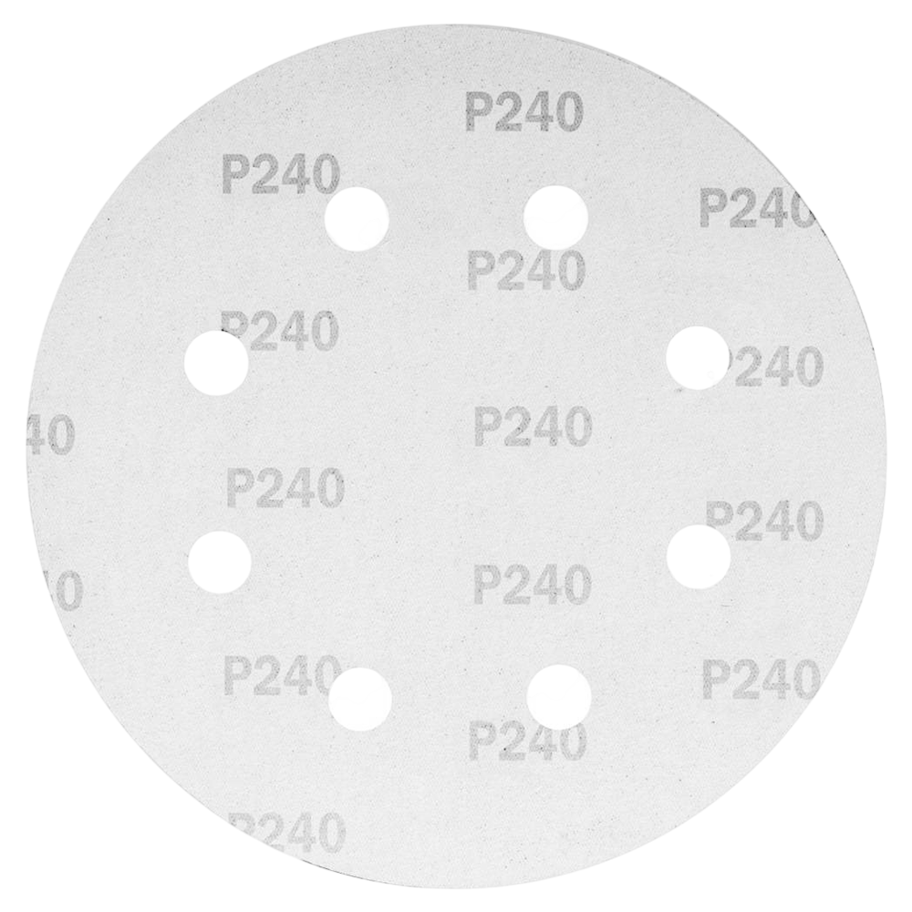 DISCO DE LIXA COM VELCRO 180MM COM 10 UNIDADES GRÃO 240 VONDER 12.58.180.240 - Imagem 2
