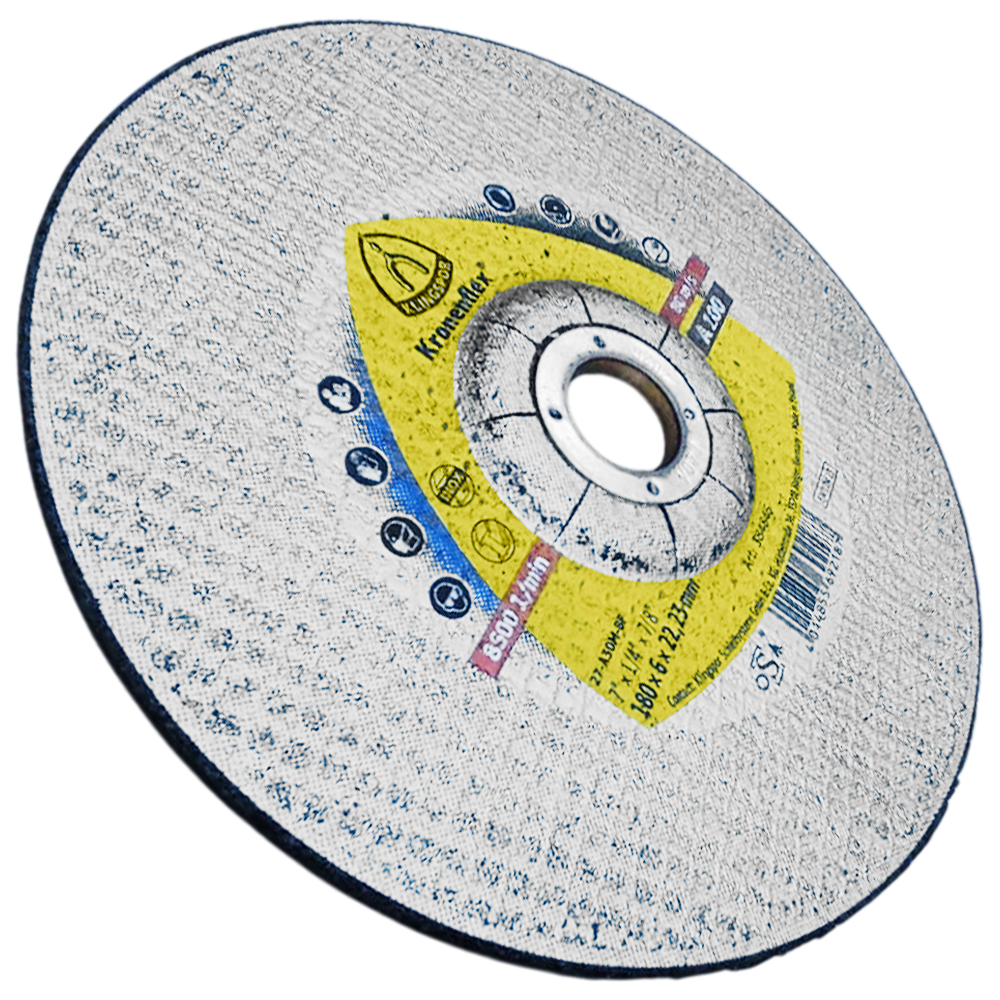 DISCO DE DESBASTE KLINGSPOR 384846 180X6X22.23 (7X1/4X7/8) EXTRA A100 - Imagem 3