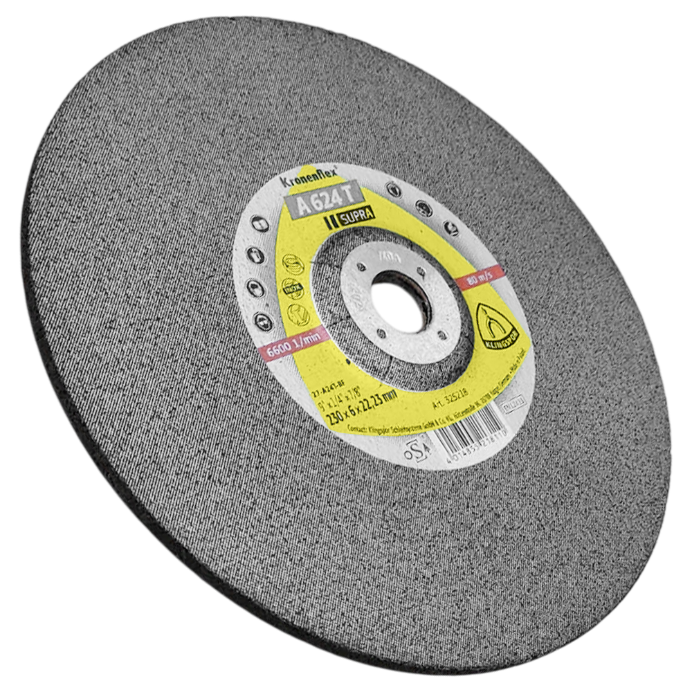 DISCO DE DESBASTE KLINGSPOR 325218 230X6X22.23 (9X1/4X7/8) A624T SUPRA - Imagem 3