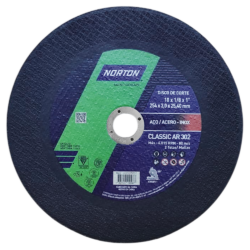 DISCO DE CORTE NORTON 66253370157 254X3.2X25.4 (10X1/8X1) CLASSIC AR302