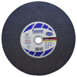 DISCO DE CORTE TURBINOX DTBX12 305X3.0X25.4 (12X1/8X1) A30 TBF 41 (COM ARRUELA ADAPTACAO PARA 3/4" E 5/8")