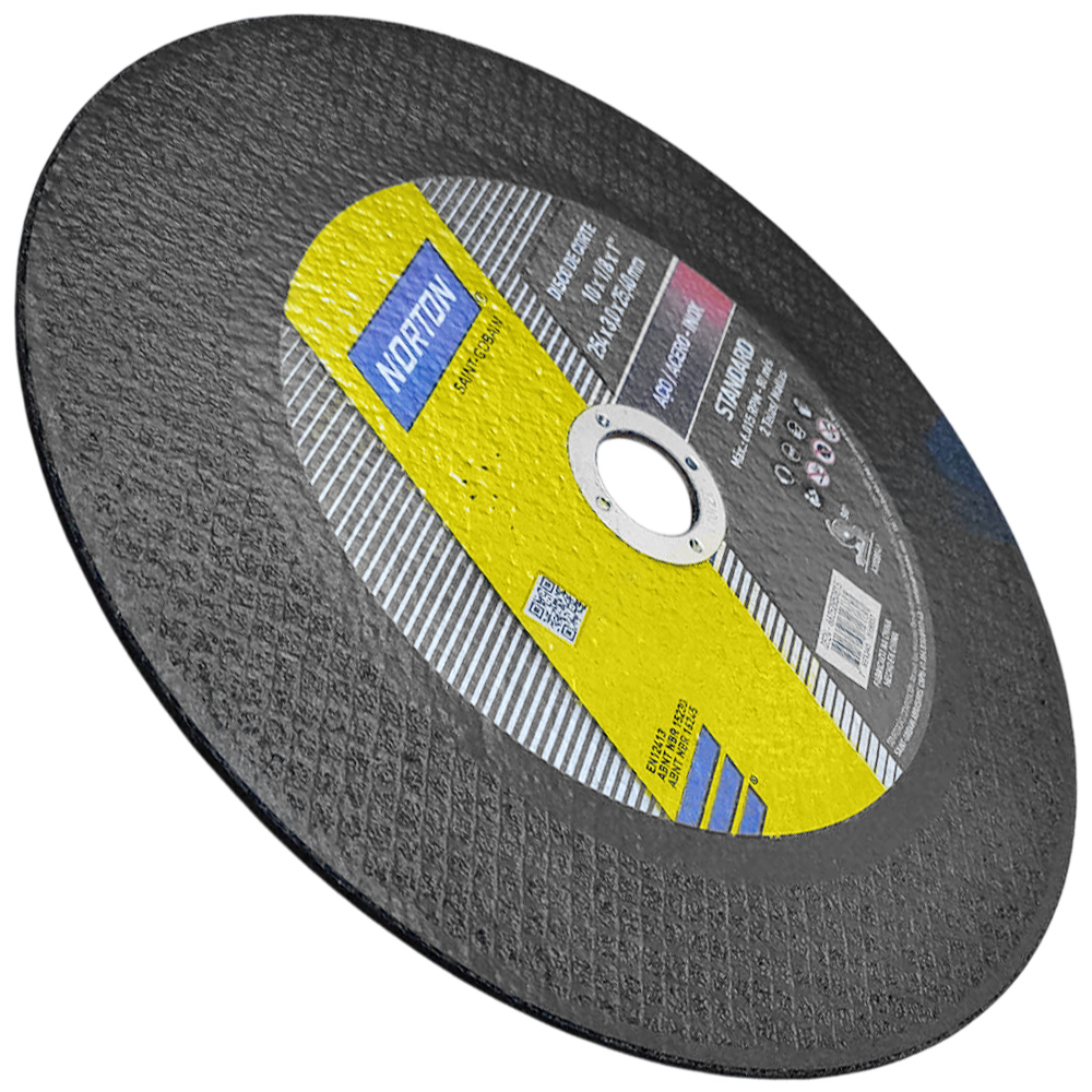 DISCO DE CORTE NORTON 66252850815 254X3.0X25.4 (10X1/8X1) STANDARD - Imagem 3