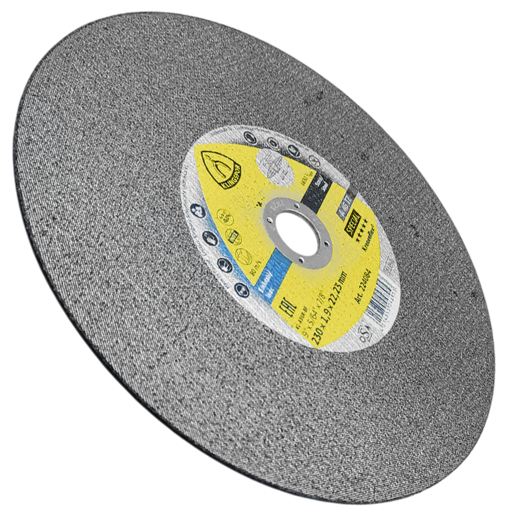 DISCO DE CORTE KLINGSPOR 224084 230X1.9X22.23 (9X5/64X7/8) A46TZ SPECIAL - Imagem 3
