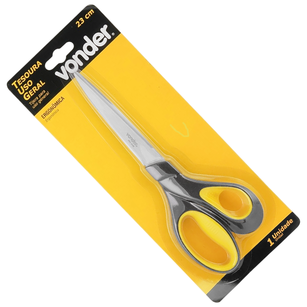 TESOURA USO GERAL 23CM ERGONOMICA VONDER 3085230000