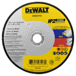 DISCO DE CORTE INOX DEWALT DW84704 HP2 7x1/8x7/8