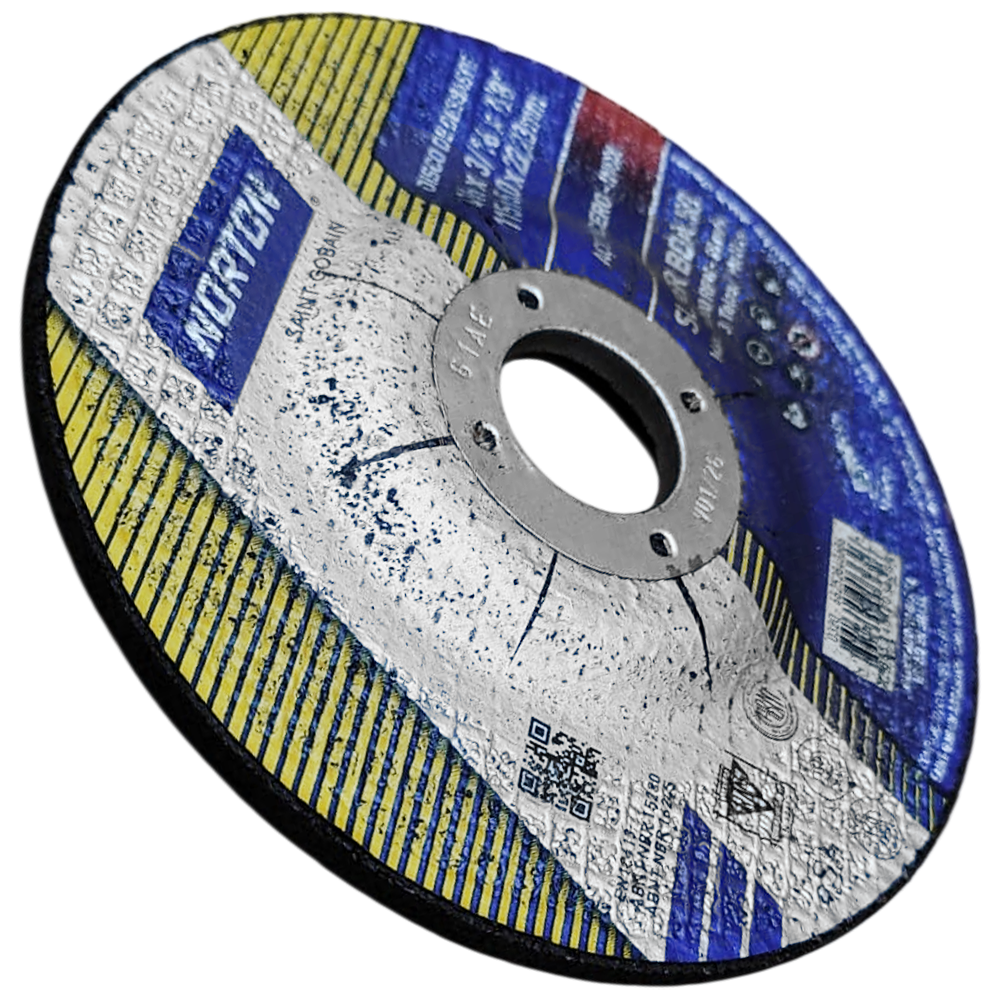 DISCO DE DESBASTE NORTON 66252843686 SUPER BDA50 115X5.0X22.23MM (4.1/2X3/16X7/8) - Imagem 3