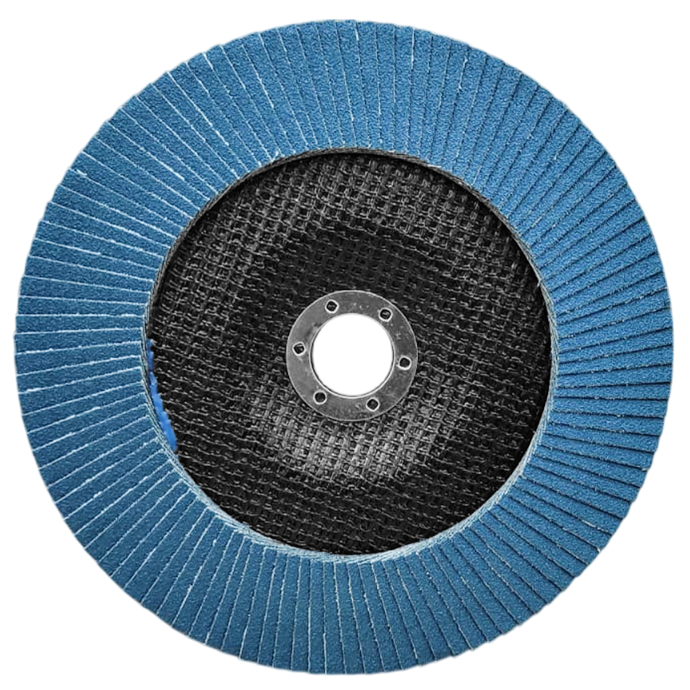 DISCO FLAP HTOM 40582 180X22.23MM (7X7/8) G120 DF007Z120 ZIRCONADO - Imagem 2