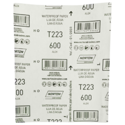 FOLHA DE LIXA DAGUA NORTON 66261161508 T223 GRÃO 600