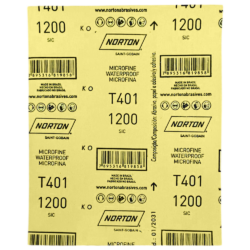 FOLHA DE LIXA DAGUA NORTON 66254408468 T401 GRÃO 1200