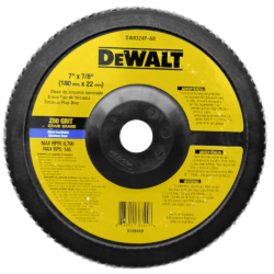 DISCO FLAP DEWALT DW8324P-AR 180X22.23MM (7X7/8) G80 ZIRCONADO BASE PLASTICA