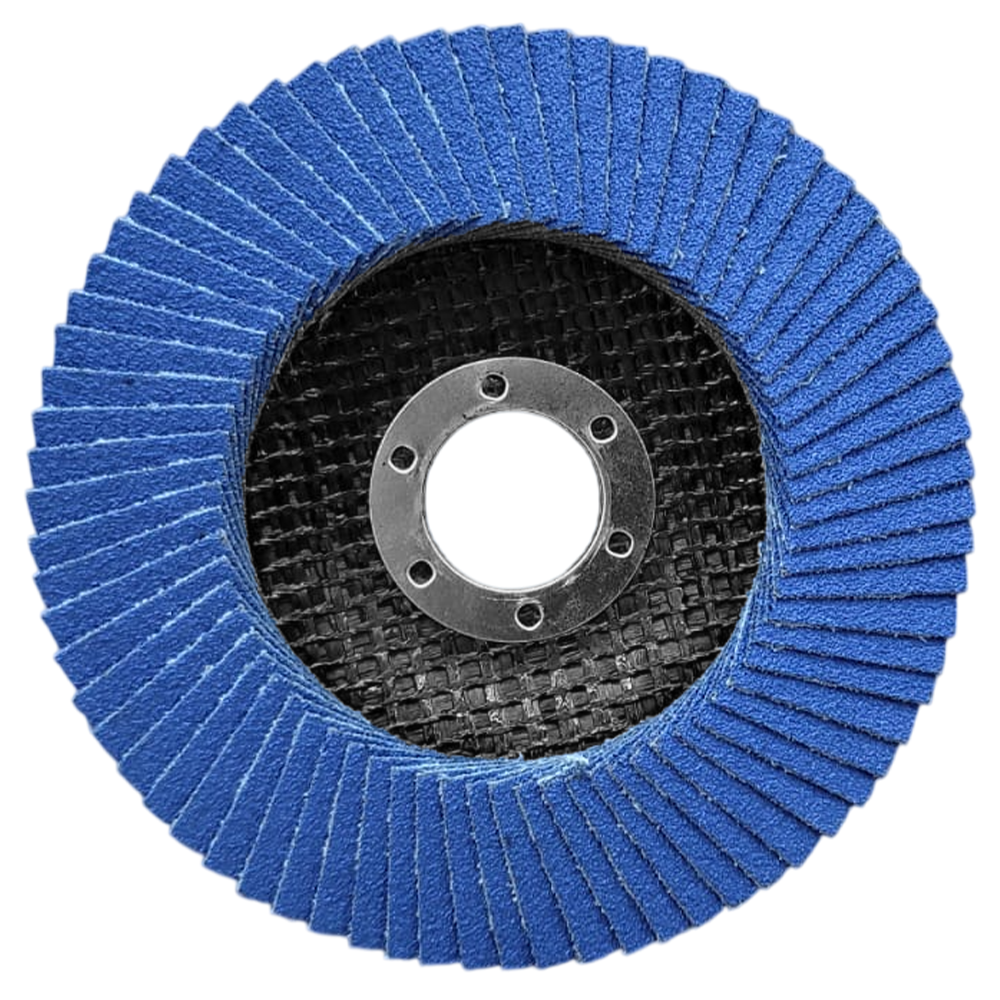 DISCO FLAP HTOM 40578 115X22.23MM (4.1/2X7/8) G120 DF412Z120 ZIRCONADO - Imagem 2