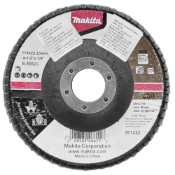 DISCO FLAP MAKITA B-55625 115MMX22MM (4.1/2X7/8) G80