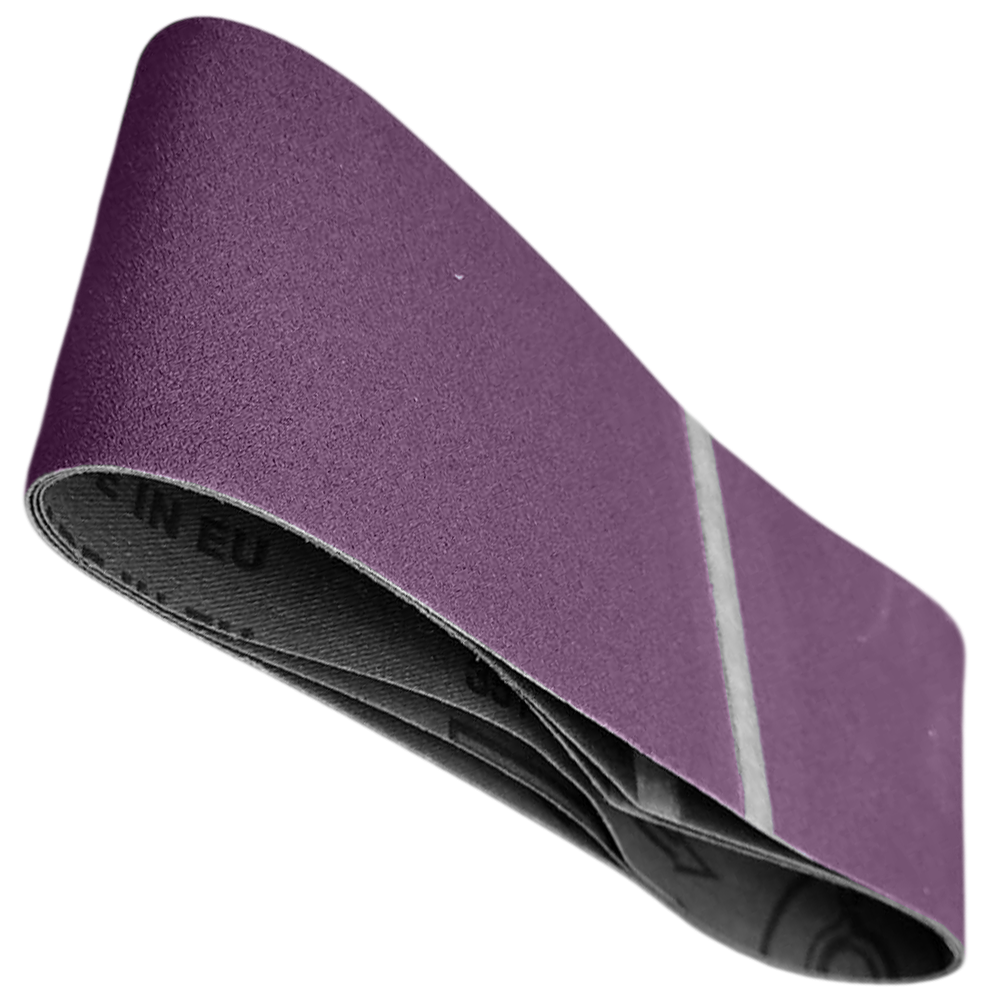 CONJUNTO CINTA DE LIXA USO GERAL 533X75 GRÃO 100 KLINGSPOR 382603 LS309XH COM 03 UNIDADES - Imagem 3