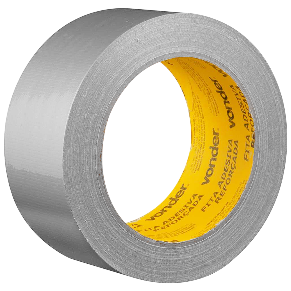 FITA ADESIVA MULTIUSO SILVER TAPE CINZA 50MMX25M VONDER 1010050025 - Imagem 2