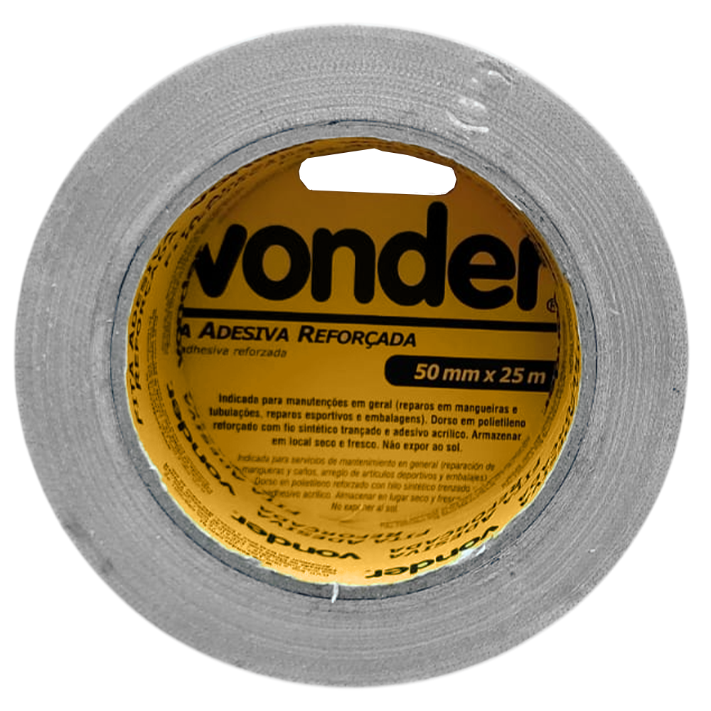FITA ADESIVA MULTIUSO SILVER TAPE CINZA 50MMX10M VONDER 1010050010 - Imagem 3
