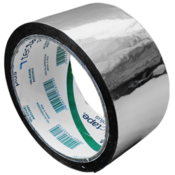 FITA ADESIVA POLIPROPILENO ALUMINIZADO 48MMX45M TECTAPE 302
