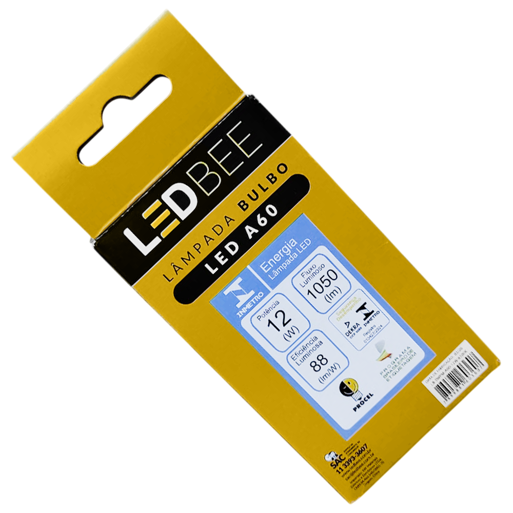 LAMPADA LED BULBO 12W 6500K BIVOLT LEDBEE LB-SWPM-A60 - Imagem 2