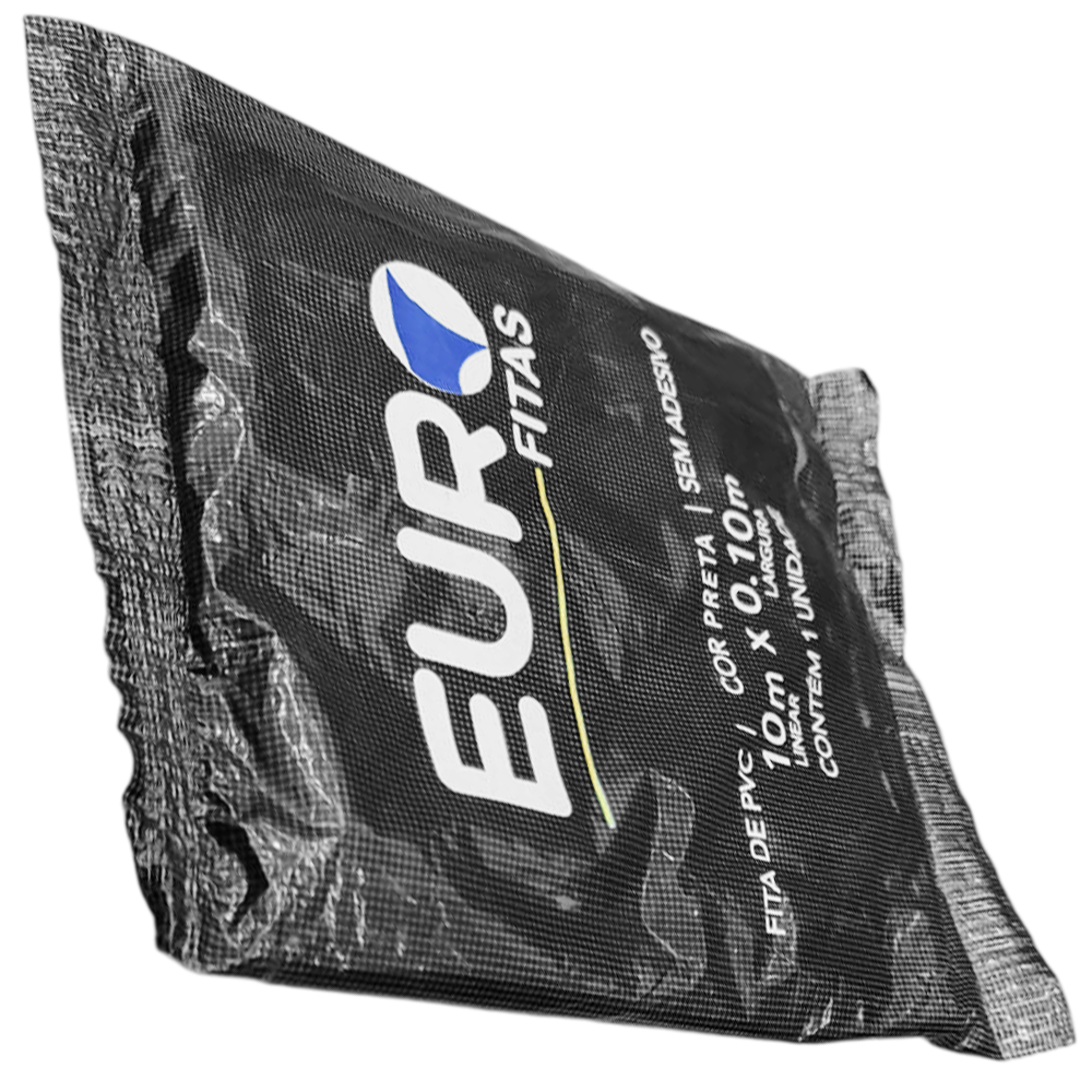 FITA PVC PRETA SEM ADESIVO 100MM x 10MTS PARA REFRIGERAÇÃO EURO P1010R - Imagem 3