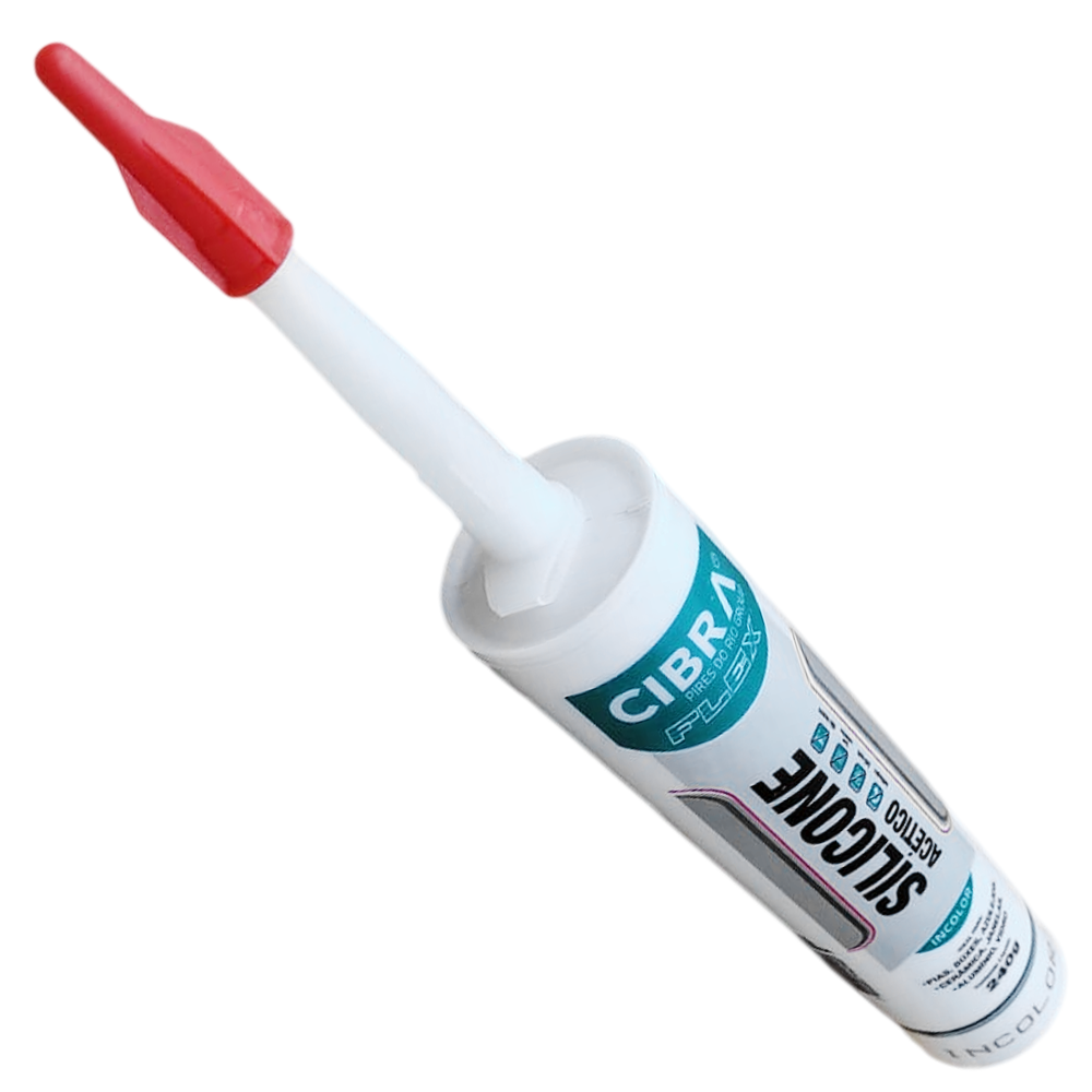 SILICONE ACETICO INCOLOR TUBO 240G CIBRA FLEX 150408 - Imagem 3