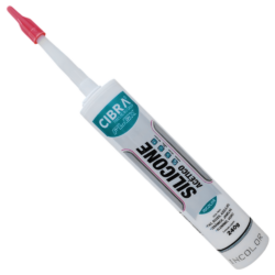 SILICONE ACETICO INCOLOR TUBO 240G CIBRA FLEX 150408