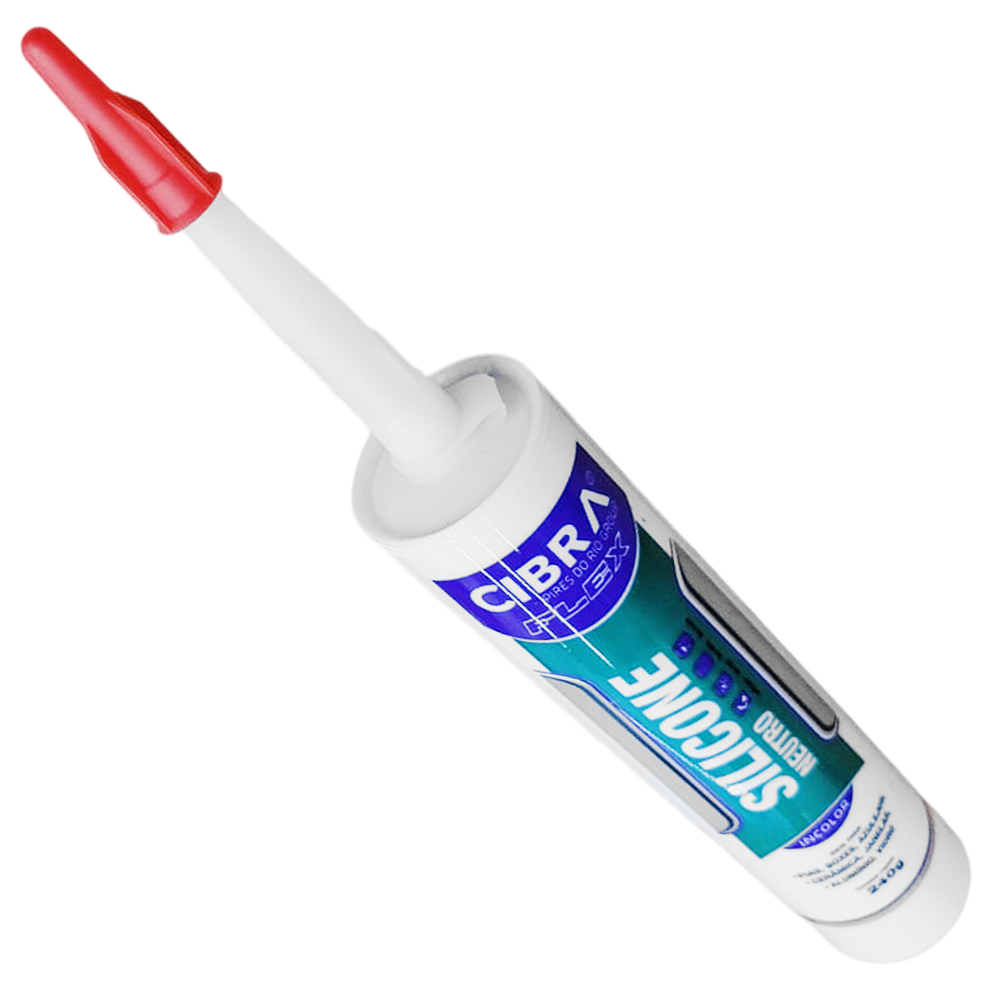 SILICONE NEUTRO INCOLOR TUBO 240G CIBRA FLEX 150411 - Imagem 3