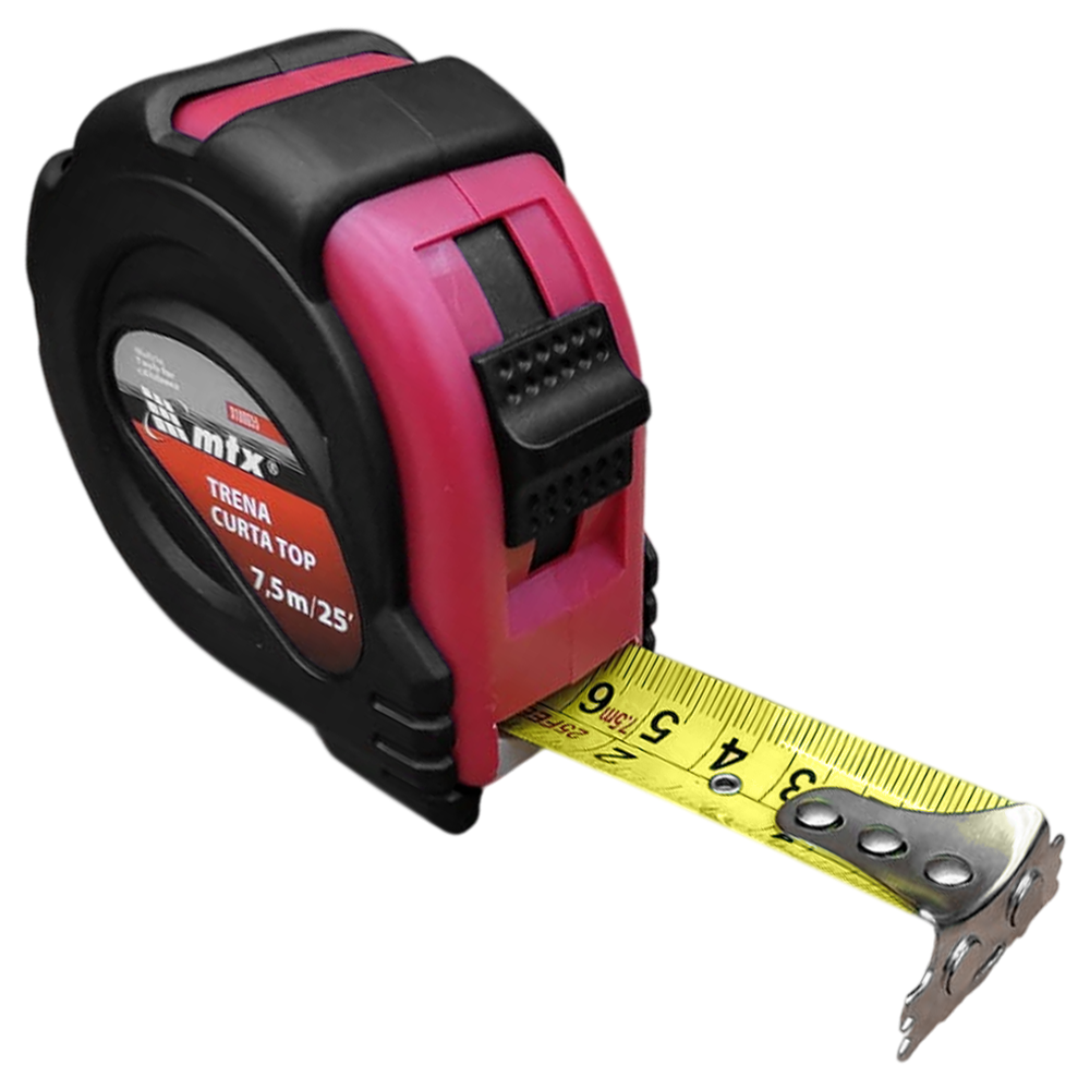 TRENA DE BOLSO 7.5MX25MM EMBORRACHADO PONTA MAGNETICA MTX 3100655 - Imagem 3