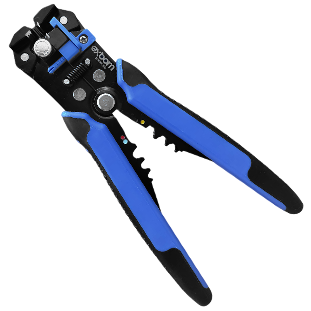 ALICATE DESENCAPADOR DE FIOS 0.2MM A 6MM E CRIMPADOR EXBOM FRM-ADA106