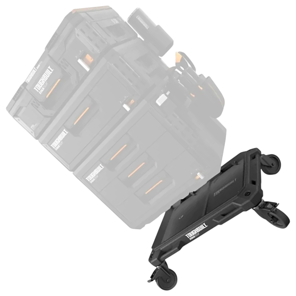 CARRINHO DE 4 RODAS PARA CAIXAS EMPILHAVEIS STACKTECH TOUGHBUILT TB-B1-T-10 - Imagem 4