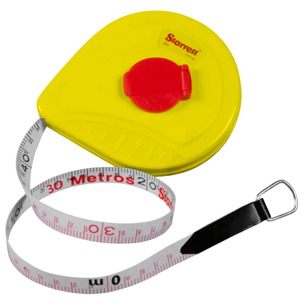TRENA COM FITA DE FIBRA DE VIDRO 30MT STARRETT KTS638-30M - FECHADA - Imagem 2