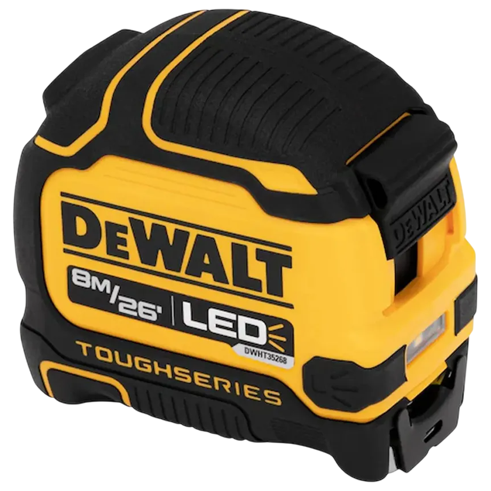 TRENA DE BOLSO DEWALT TOUGHSERIES 8M/26" X 25MM COM LED DEWALT DWHT35268M - Imagem 2