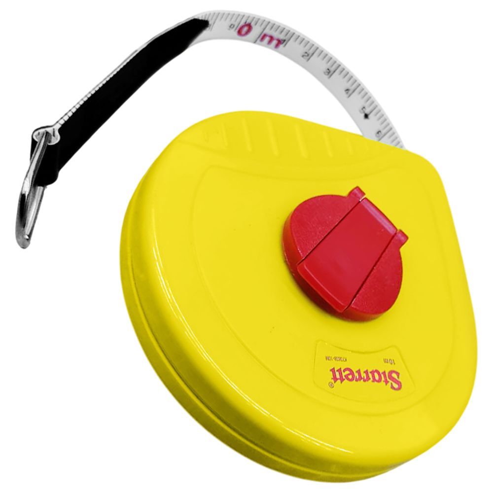 TRENA COM FITA DE FIBRA DE VIDRO 10MT STARRETT KTS638-10M - COM ARCO FECHADO - Imagem 3