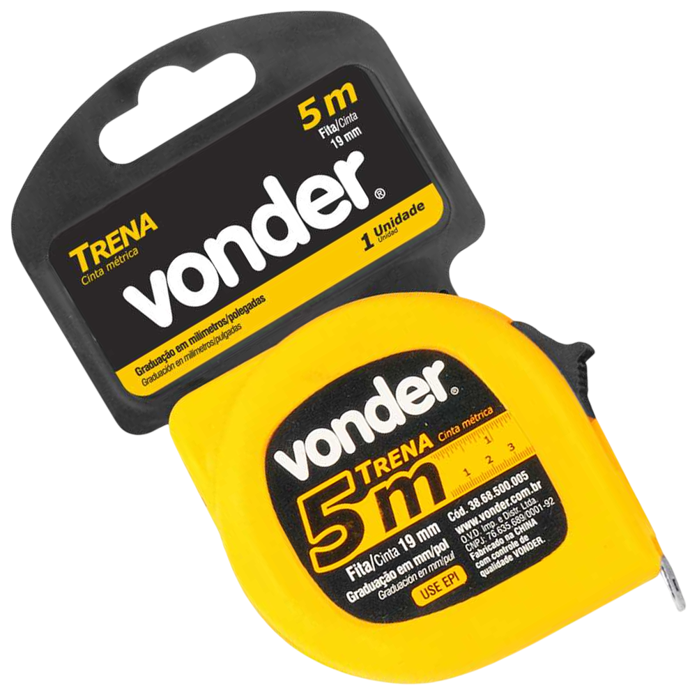 TRENA DE BOLSO VONDER 3868500005 5MX19MM