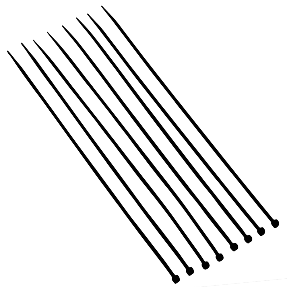 ABRAÇADEIRA DE NYLON PRETO 250MMX3.6MM COM 100 UNIDADE BOMVINK BOM-5466 - Imagem 2