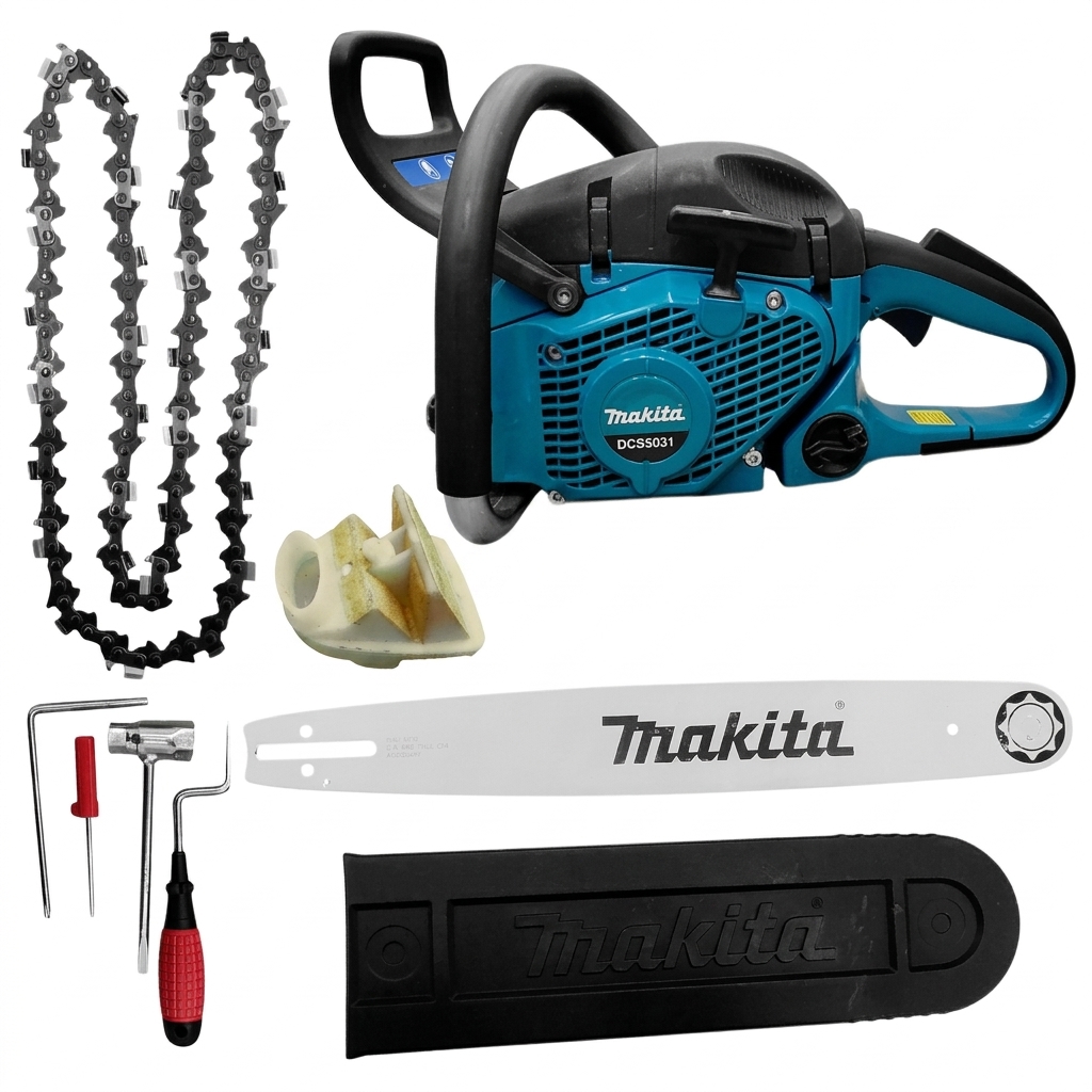 MOTOSSERRA A GASOLINA 2T 50CC 3,8HP SABRE DE 45CM MAKITA DCS5031