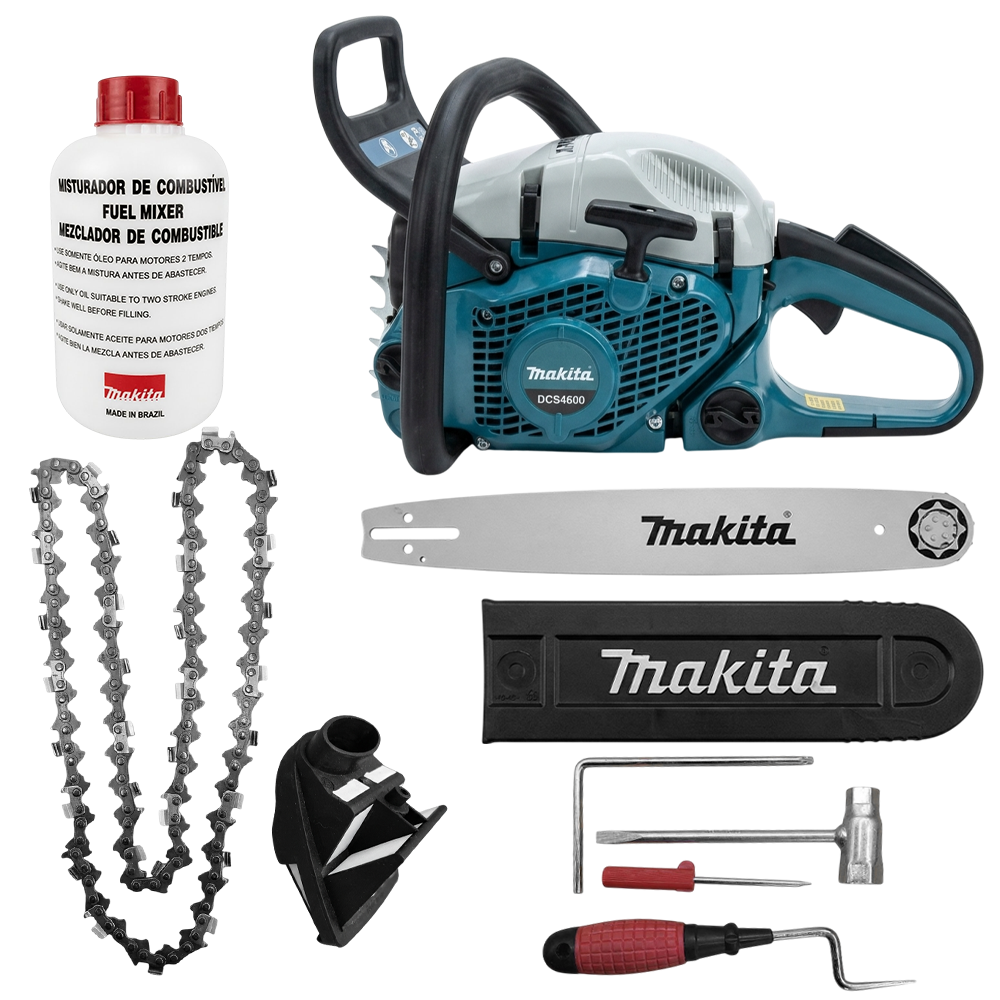 MOTOSSERRA A GASOLINA 2T 46CC 3,5HP SABRE DE 45CM MAKITA DSC4600S