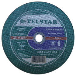 DISCO DE CORTE REFRATARIO TELSTAR 302211 230X3.0X22.22 (9X1/8X7/8) 2TELAS (T41)